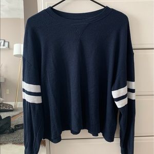 Oversized Cropped Sweatshirt/Sweater